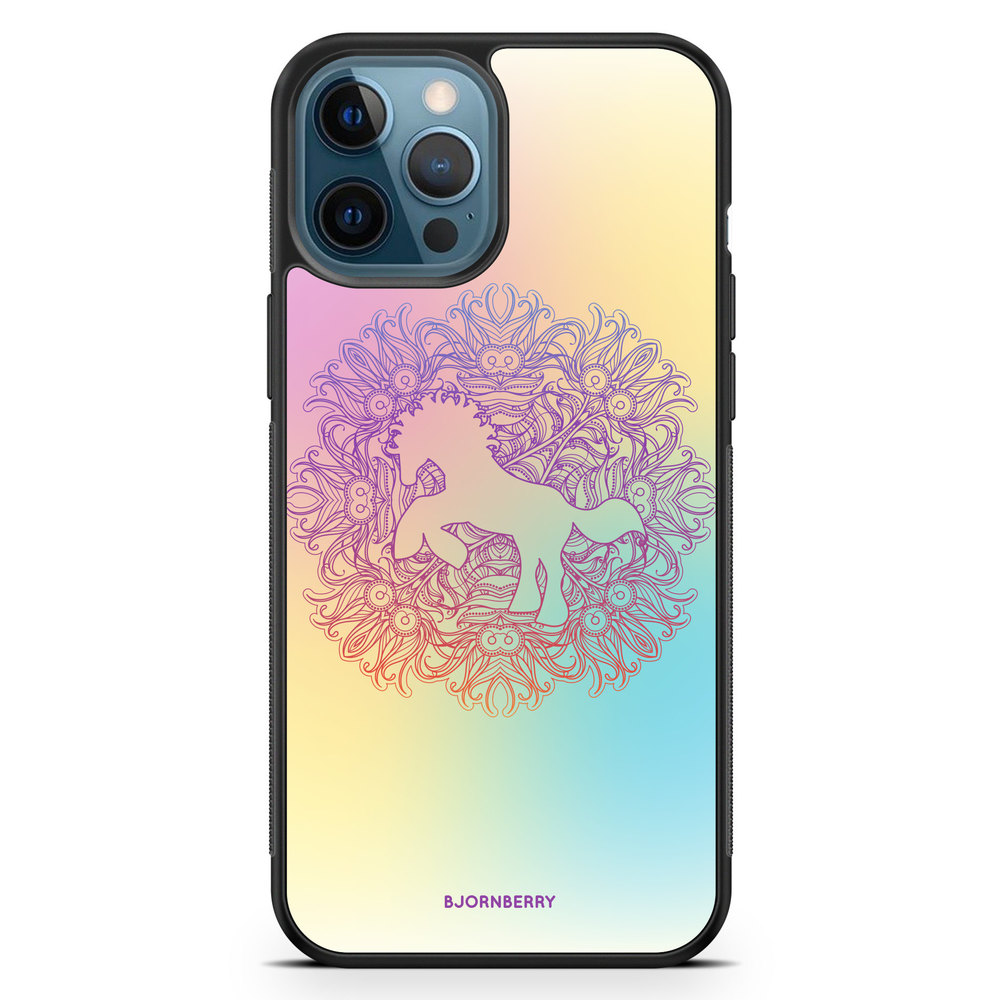 iPhone 12 Pro Case - Rainbow Unicorn