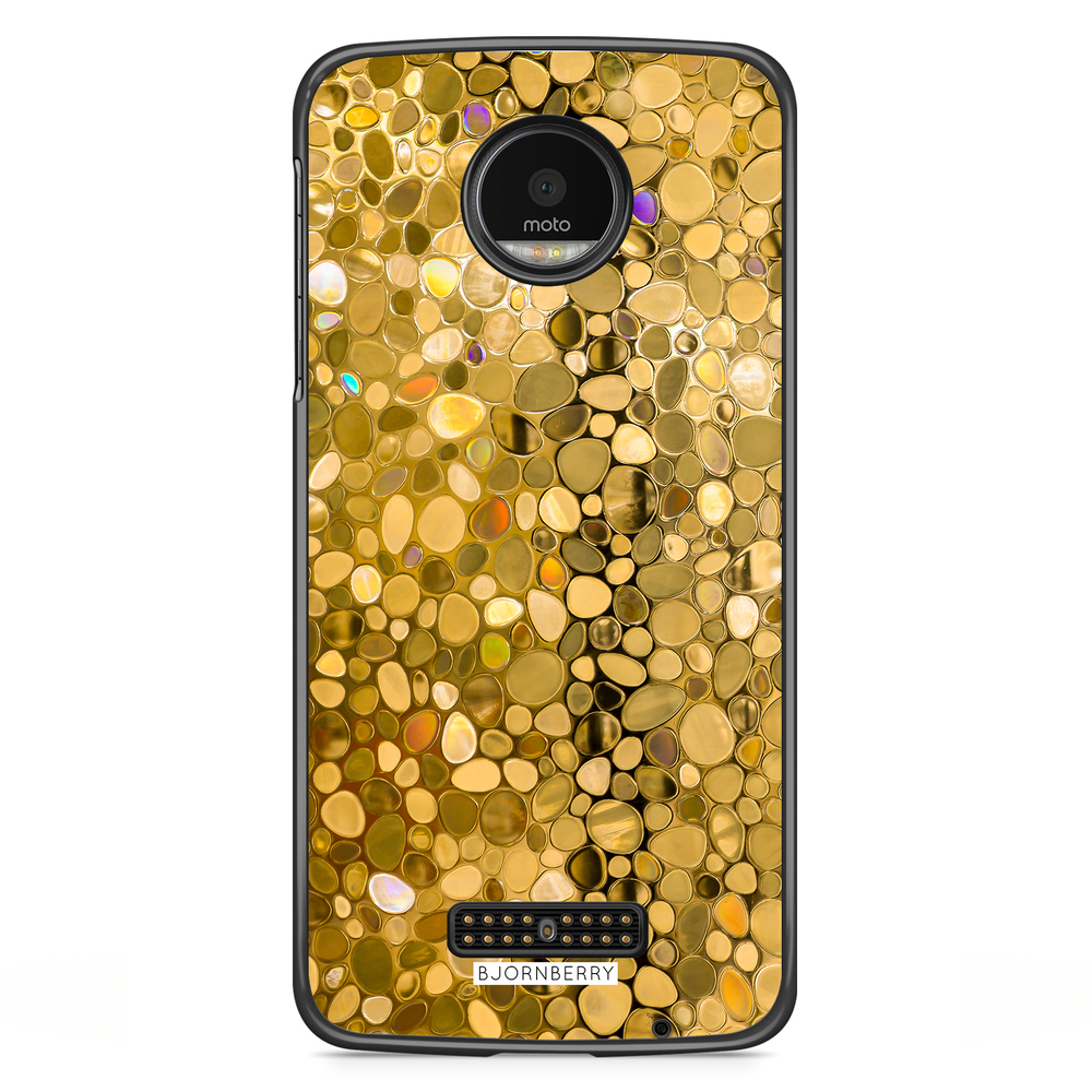 Motorola Moto Z Case - Stained Glass Gold