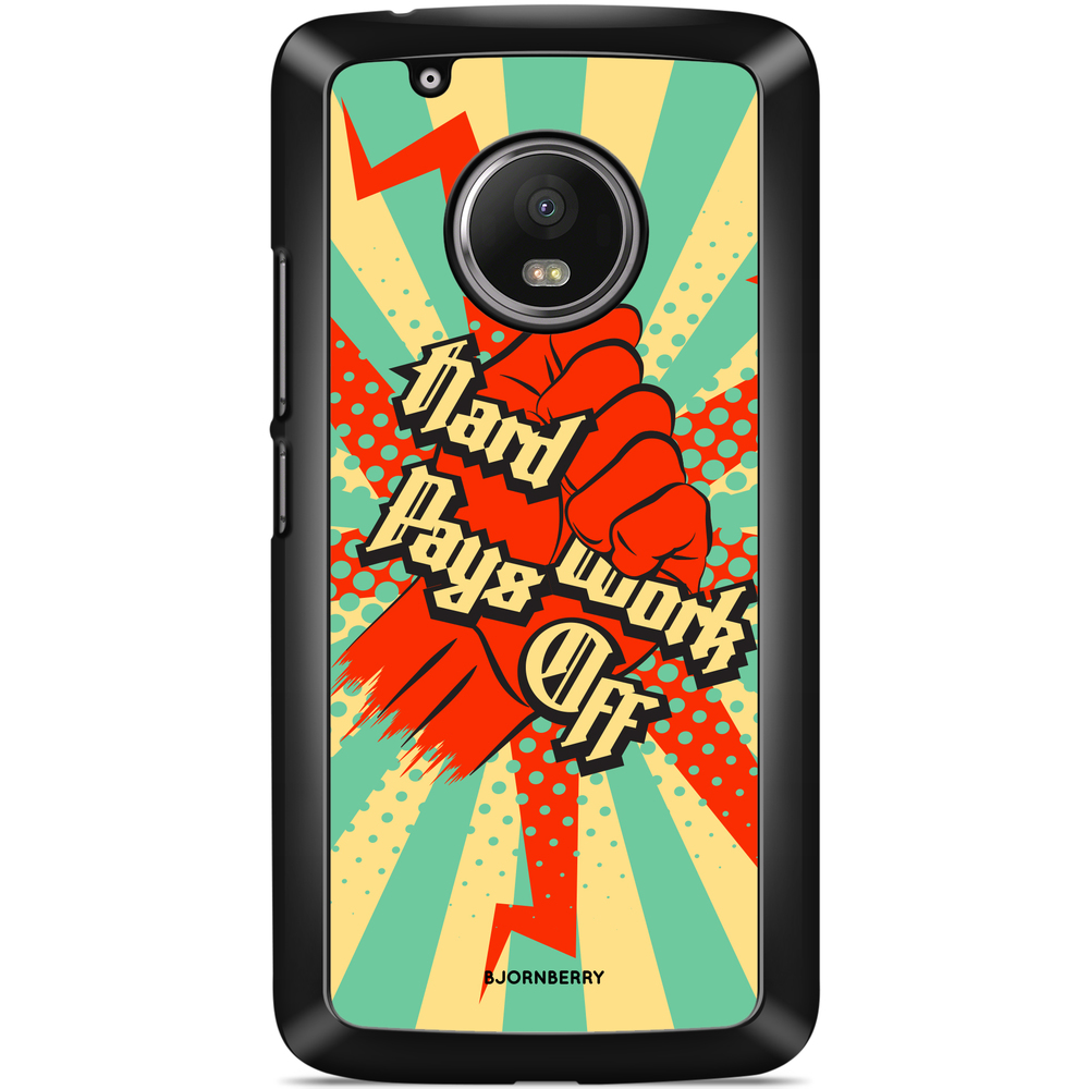 Moto G5 Plus Case - Hard work