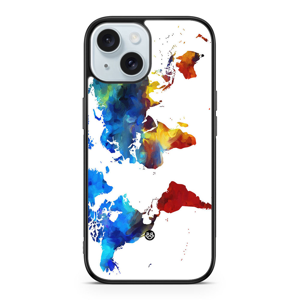 iPhone 15 Case - World Map