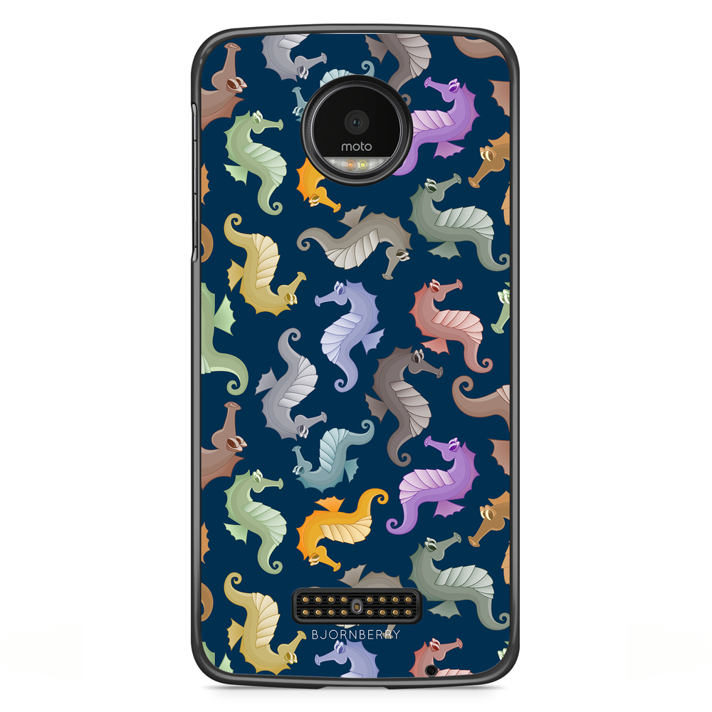 Motorola Moto Z Case - Cartoon Sea-Horse
