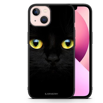 iPhone 13 Case - Black Cat Close Up