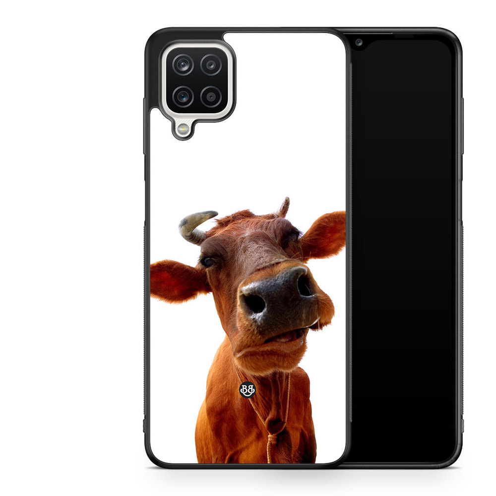 Samsung Galaxy A12 Case - Cow