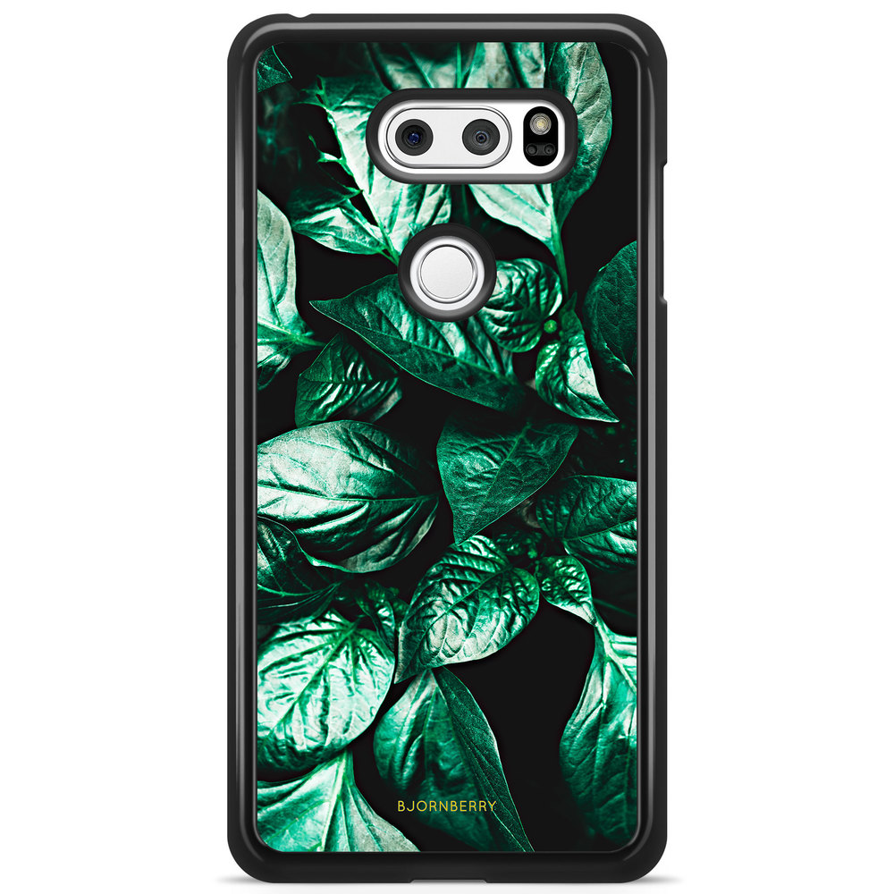 LG V30 Case - Green Leaves