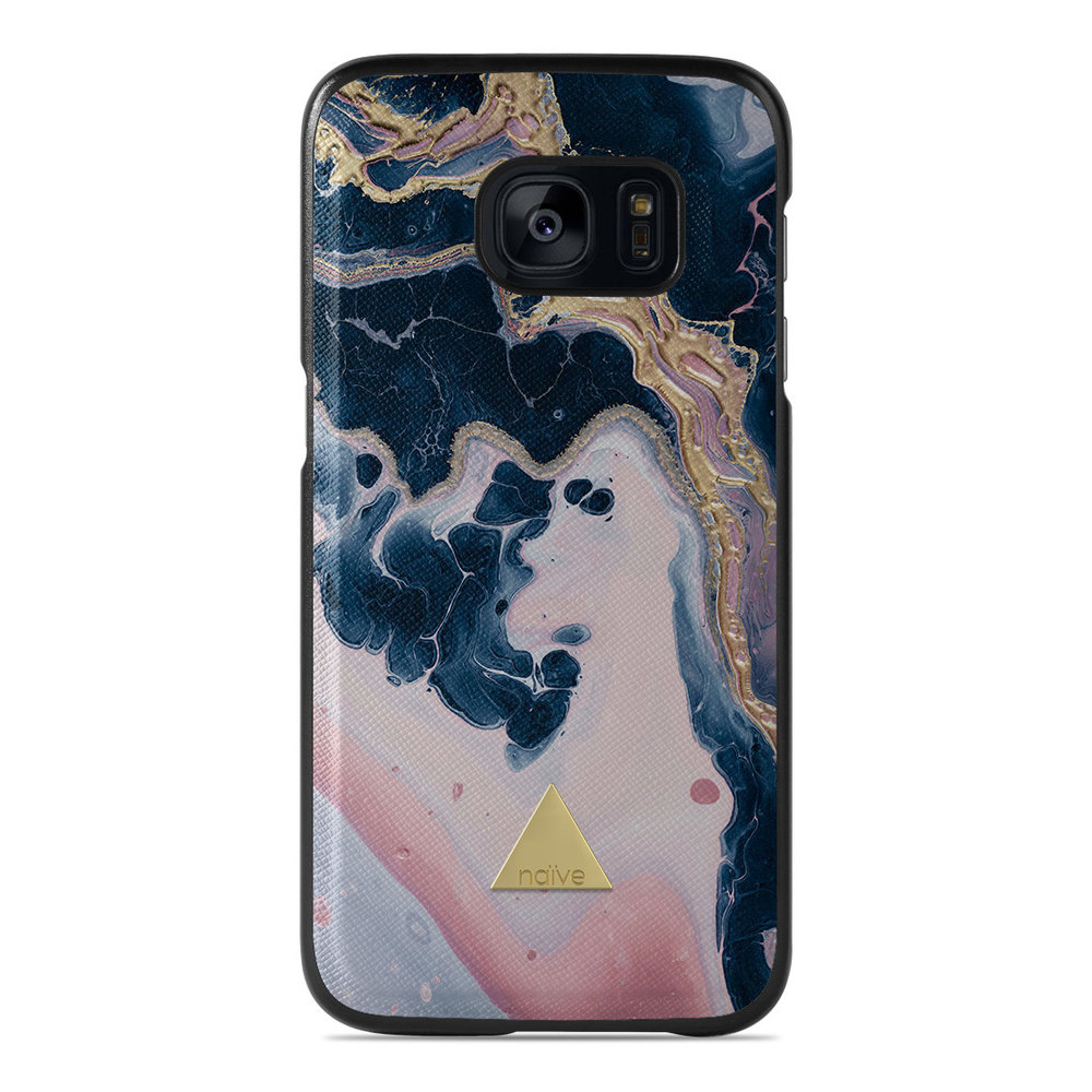 Naive Samsung Galaxy S7 Case - Pink Swirl