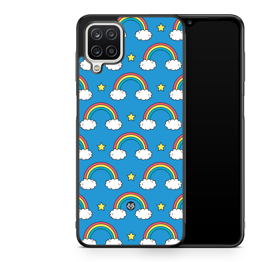 Samsung Galaxy A12 Case - Rainbow Pattern