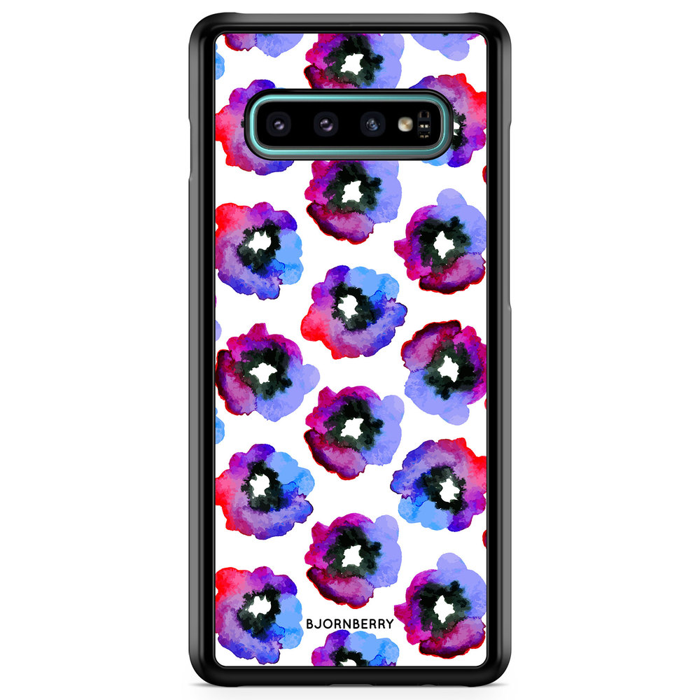 Samsung Galaxy S10 Case - Violet Flowers