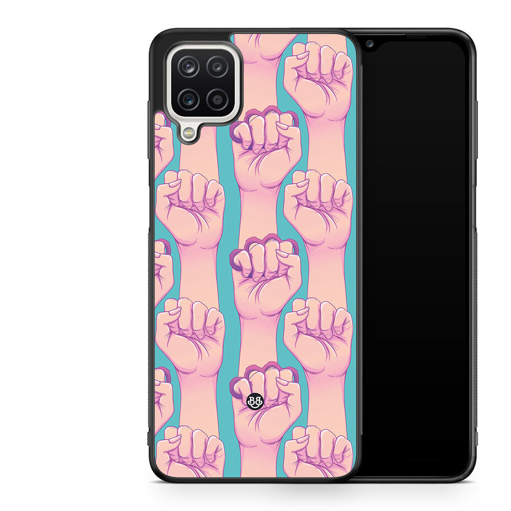 Samsung Galaxy A12 Case - Hand Pattern