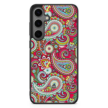 Samsung Galaxy S24 Plus Case - Röd Paisley