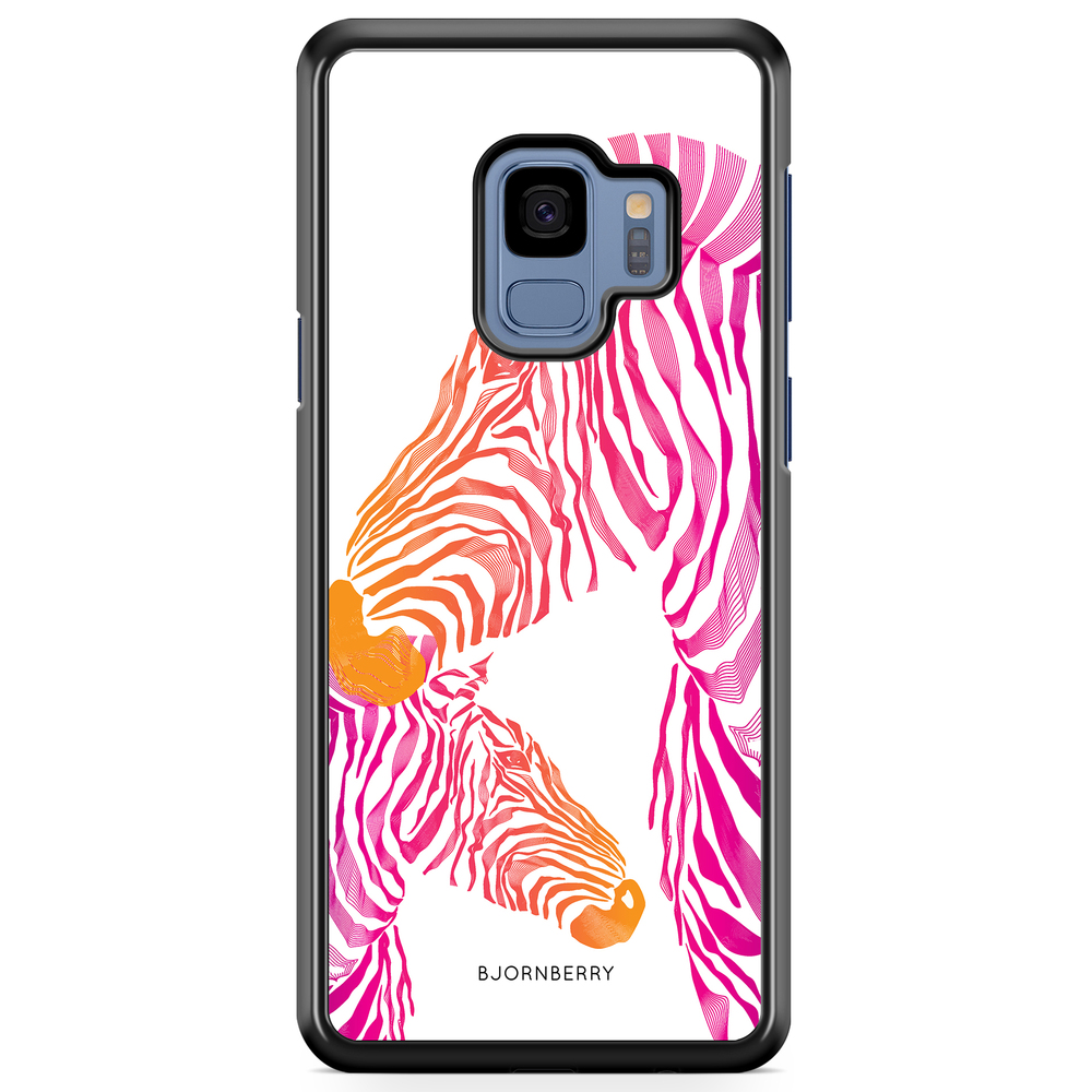 Samsung Galaxy S9 Case - Pink Zebras