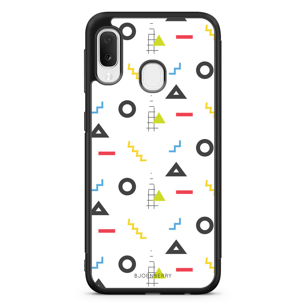 Samsung Galaxy A20e Case - 80s Pattern