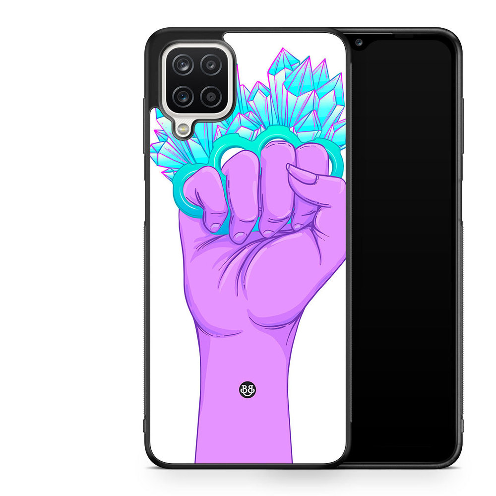 Samsung Galaxy A12 Case - Crystal Knuckles