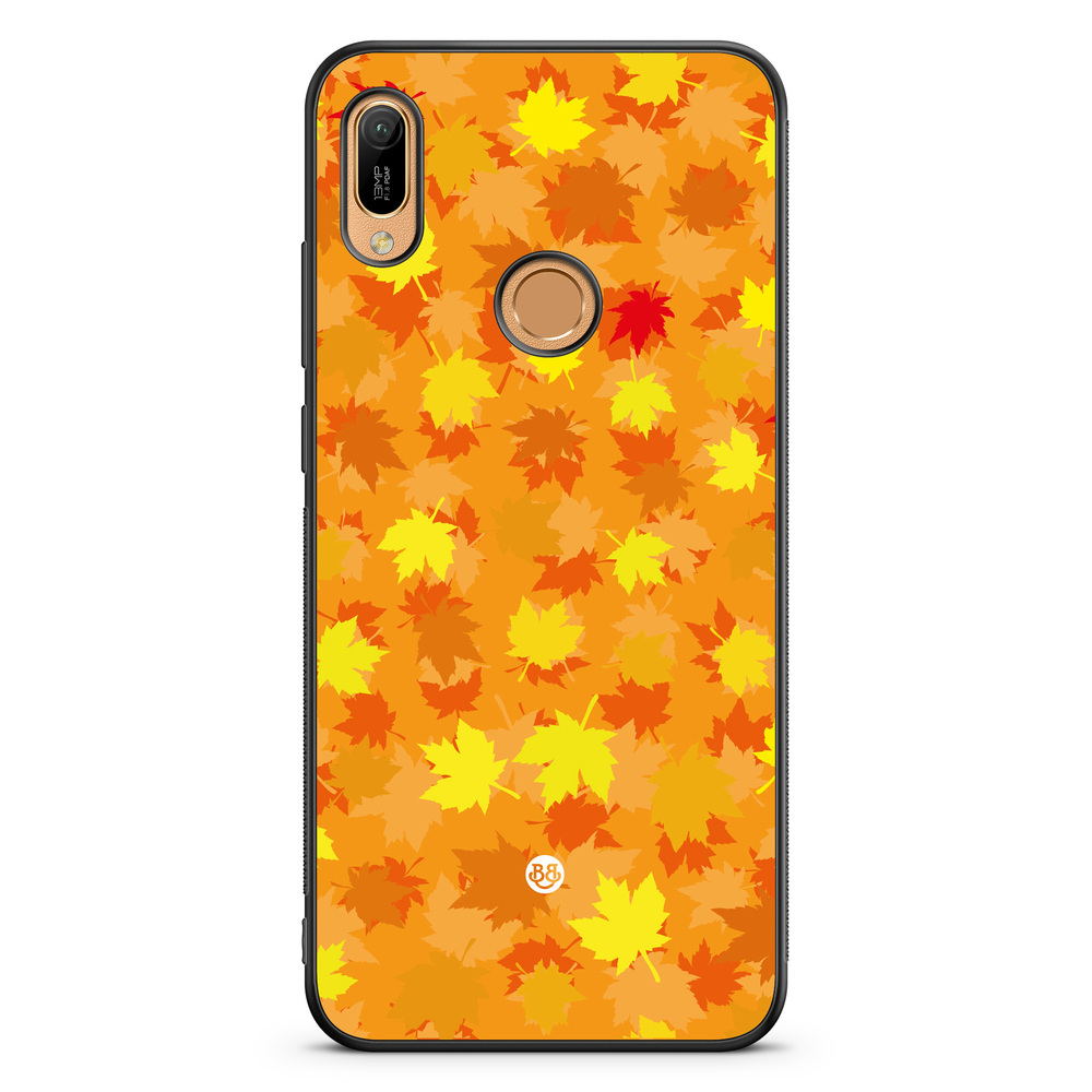 Huawei Y6 2019 Case - Orange leaves