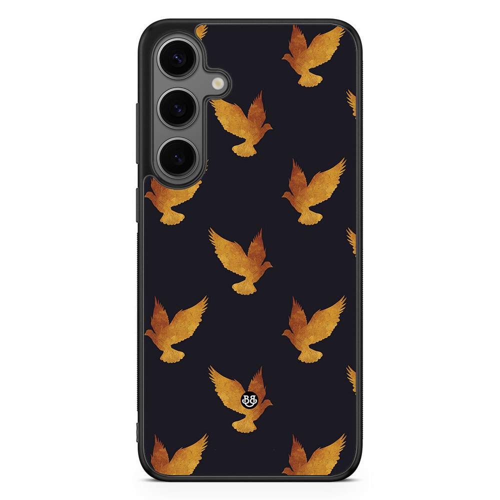 Samsung Galaxy S24 Plus Case - Golden Doves