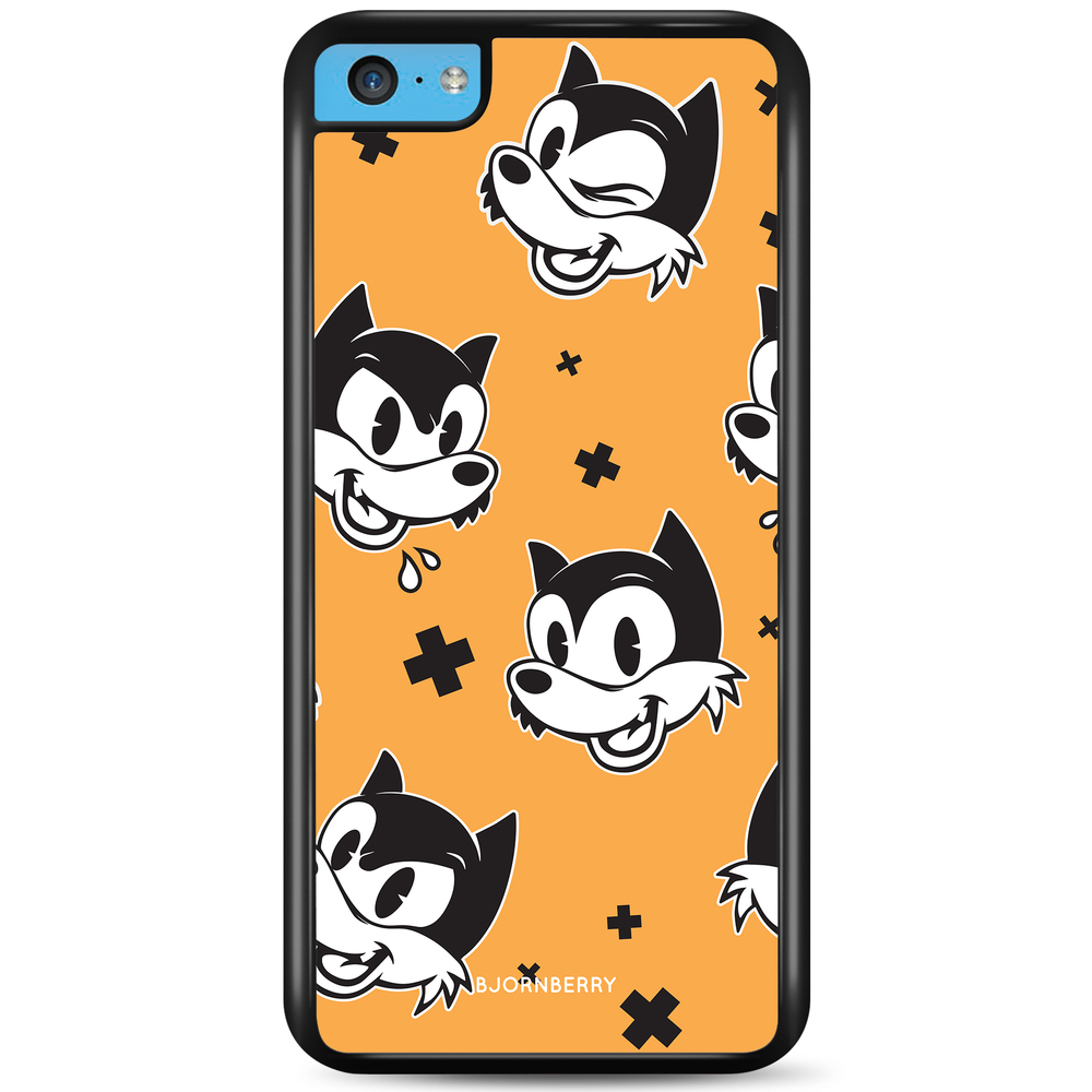 iPhone 5C Case - Vintage Wolves