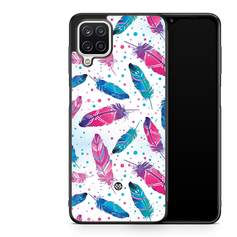 Samsung Galaxy A12 Case - Feathers