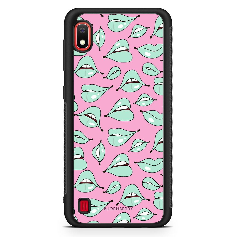 Samsung Galaxy A10 Case - Green Lips