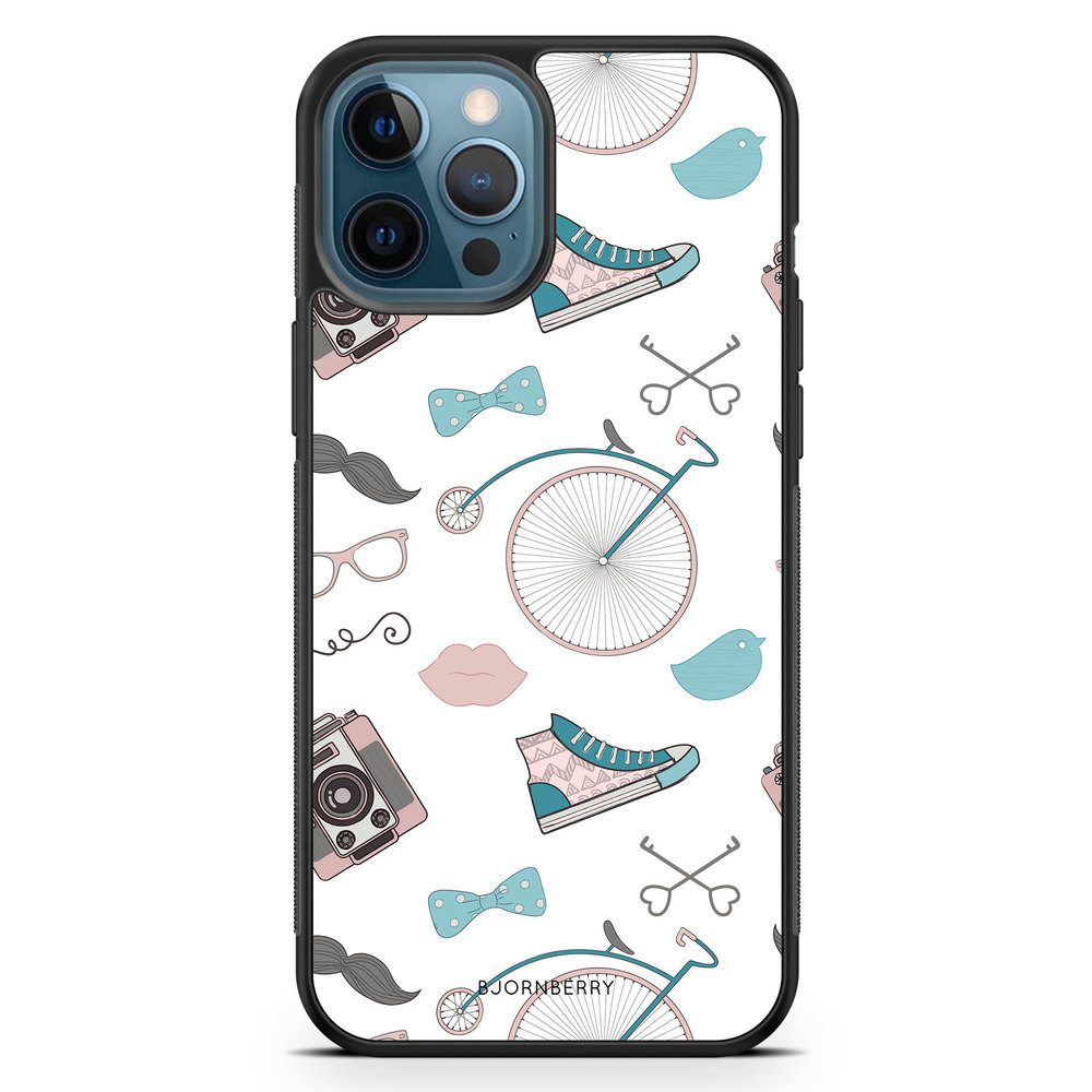 iPhone 12 Pro Case - Hipster Pattern