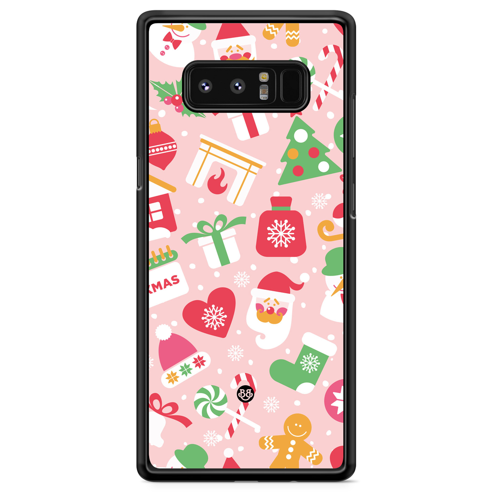Samsung Galaxy Note 8 Case - Pink Christmas