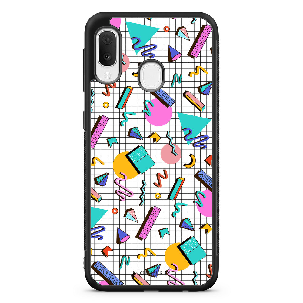 Samsung Galaxy A20e Case - 80s Pattern