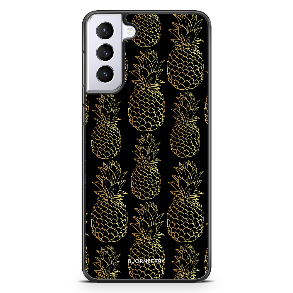 Samsung Galaxy S21 Plus Case - Gold Pineapples