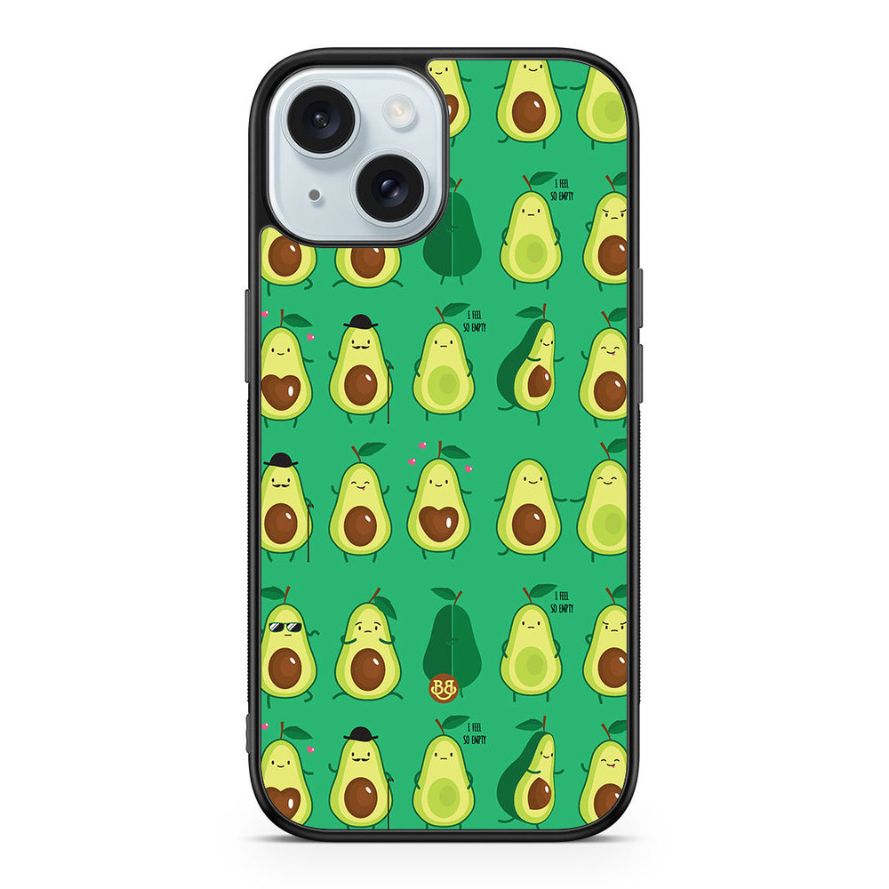 iPhone 15 Case - Avocado Pattern
