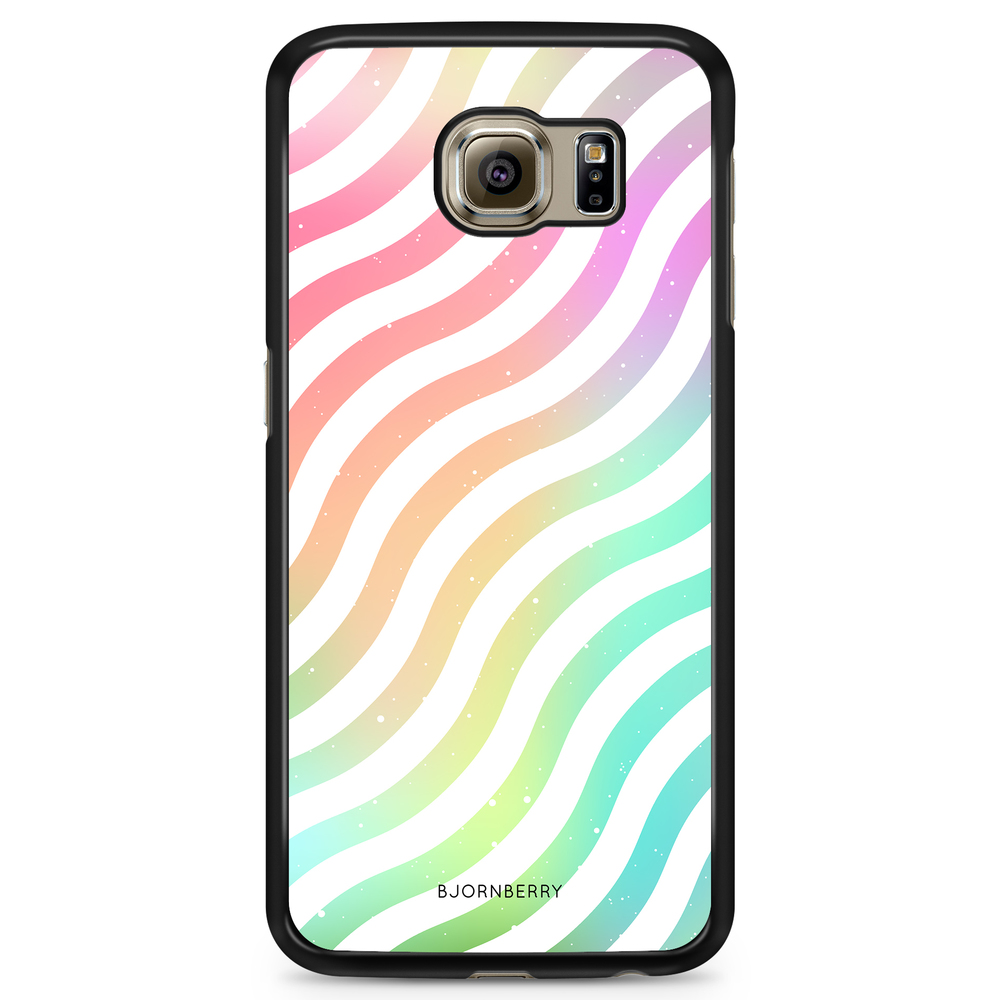 Samsung Galaxy S6 Edge+ Case - Wavy Rainbow