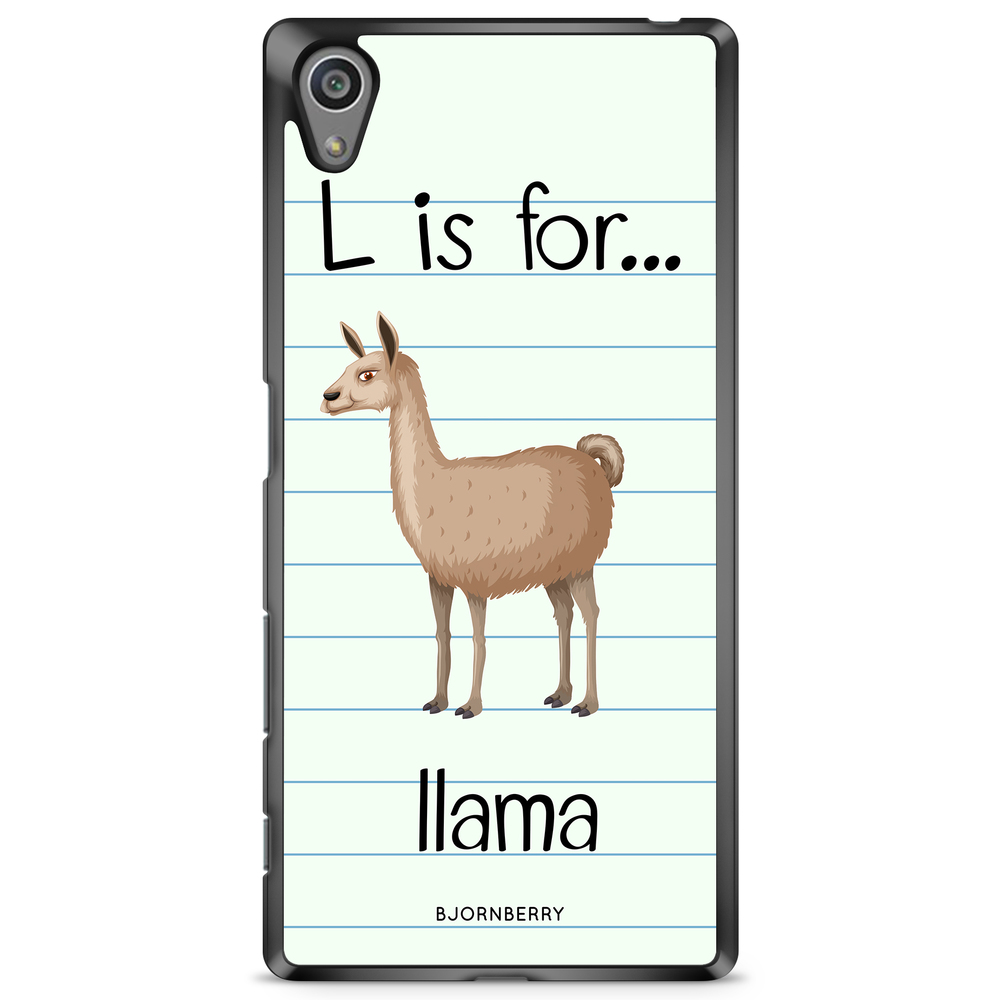 Sony Xperia Z5 Premium Case - L Is For Llama