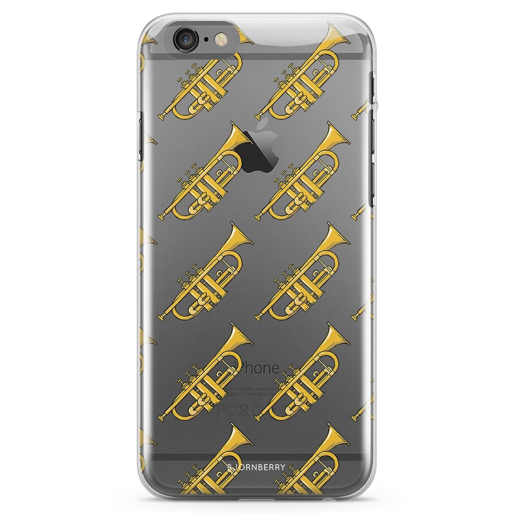iPhone 6 Plus/6s Plus TPU Case - Trumpet Pattern