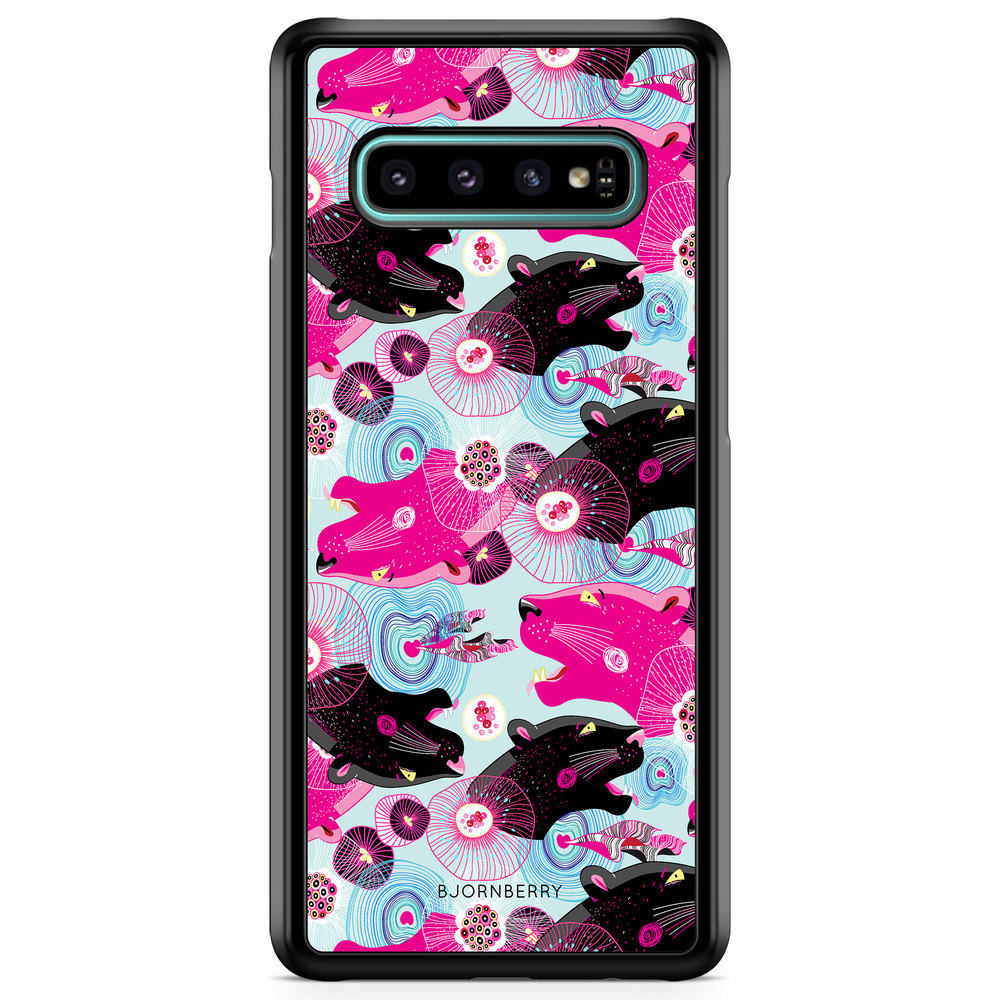 Samsung Galaxy S10 Case - Panther Pattern