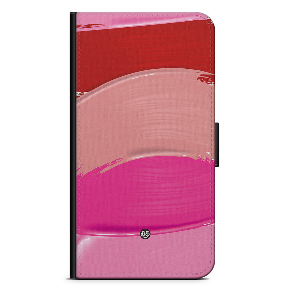 Xiaomi 12 Pro Wallet Case - Lipstick Smears