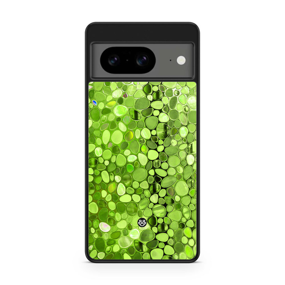 Google Pixel 8 Case - Stained Glass Green