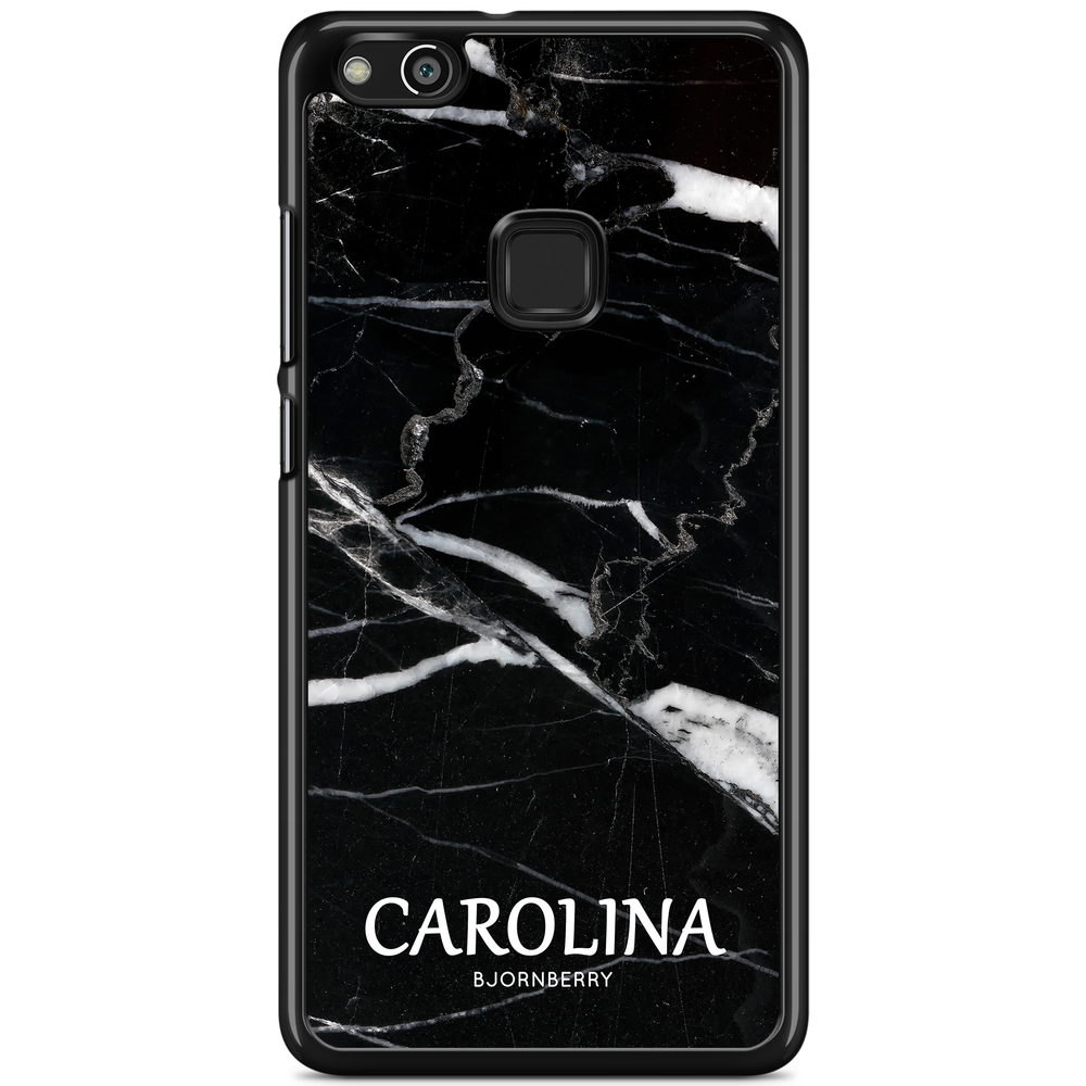 Huawei P10 Lite Case Custom - Black Marble Name