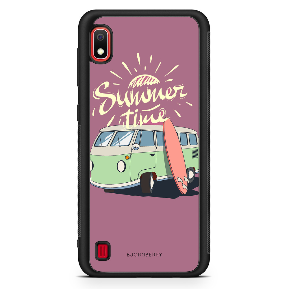 Samsung Galaxy A10 Case - Summer Van (Pink)
