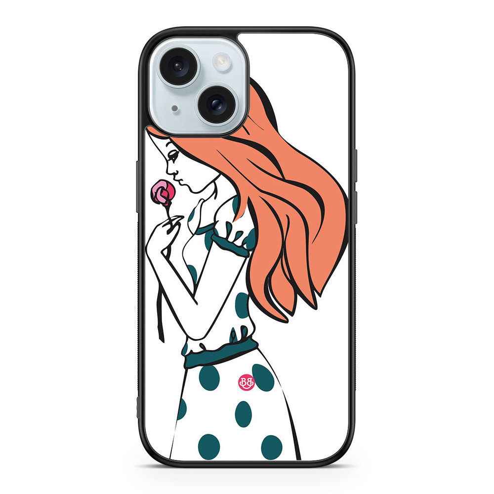 iPhone 15 Case - Girl Rose