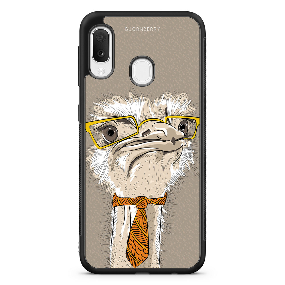 Samsung Galaxy A20e Case - Hipster Ostrich
