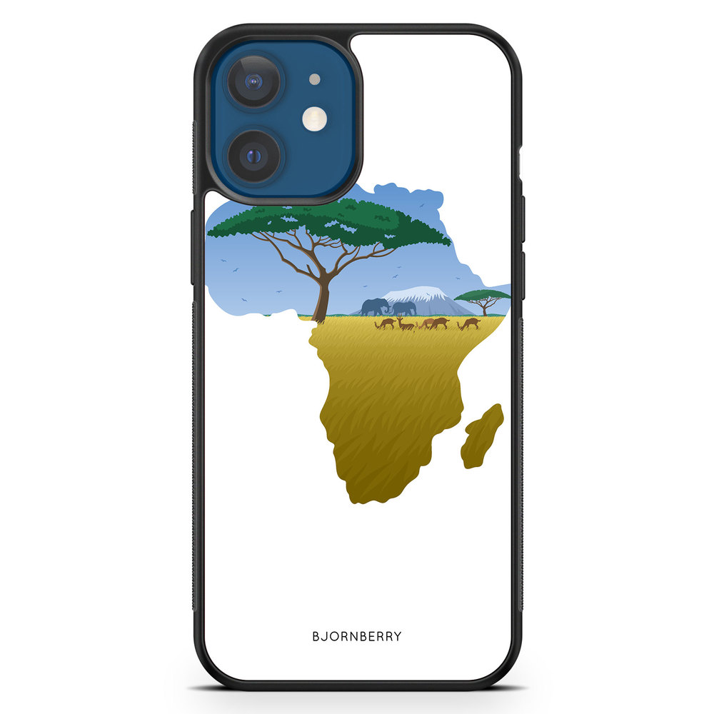 iPhone 12 Case - Africa White