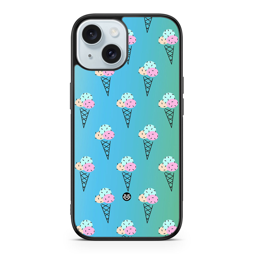 iPhone 15 Case - Ice Cream Pattern