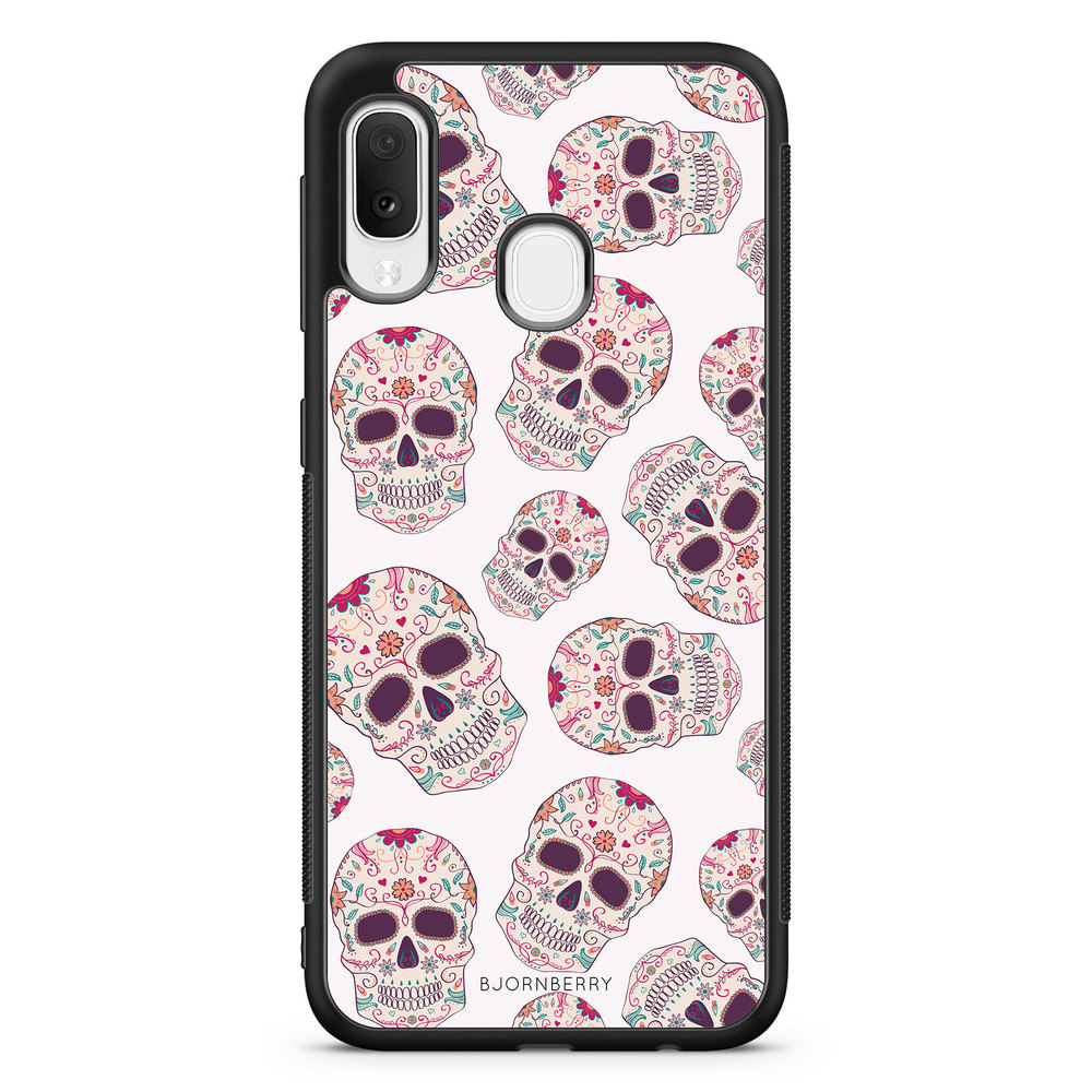 Samsung Galaxy A20e Case - Calavera Skulls
