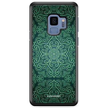 Samsung Galaxy S9 Case - Green Retro Pattern