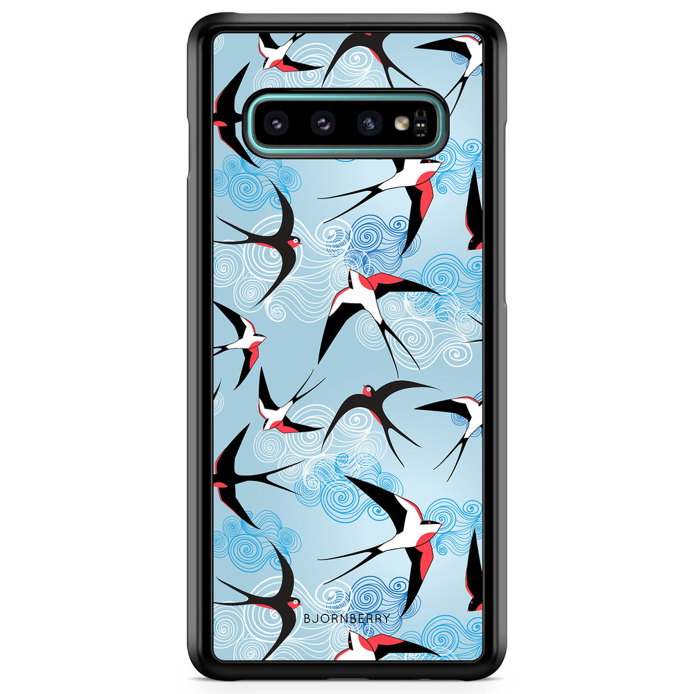 Samsung Galaxy S10 Case - Swallows