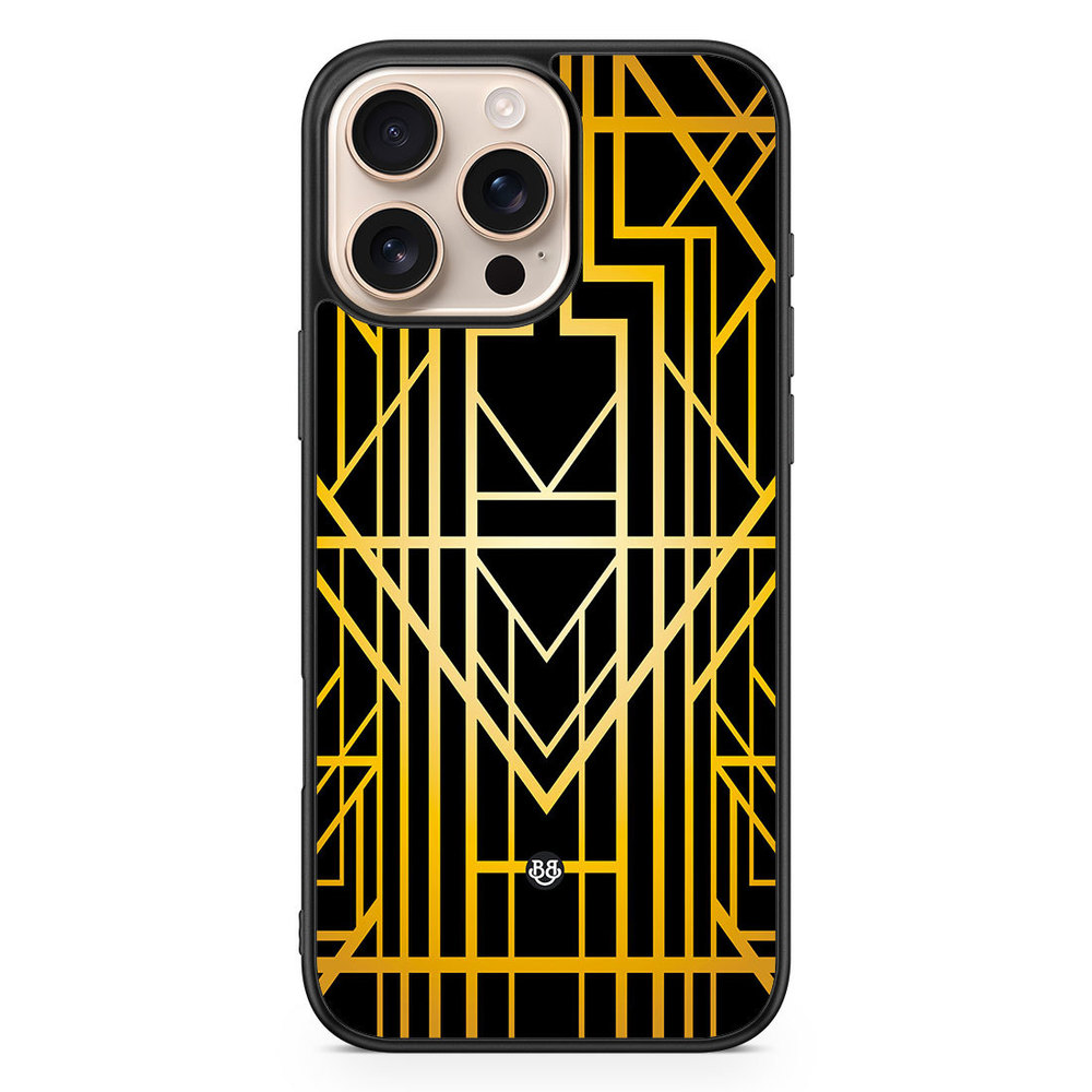 iPhone 16 Pro Max Case - Golden pattern