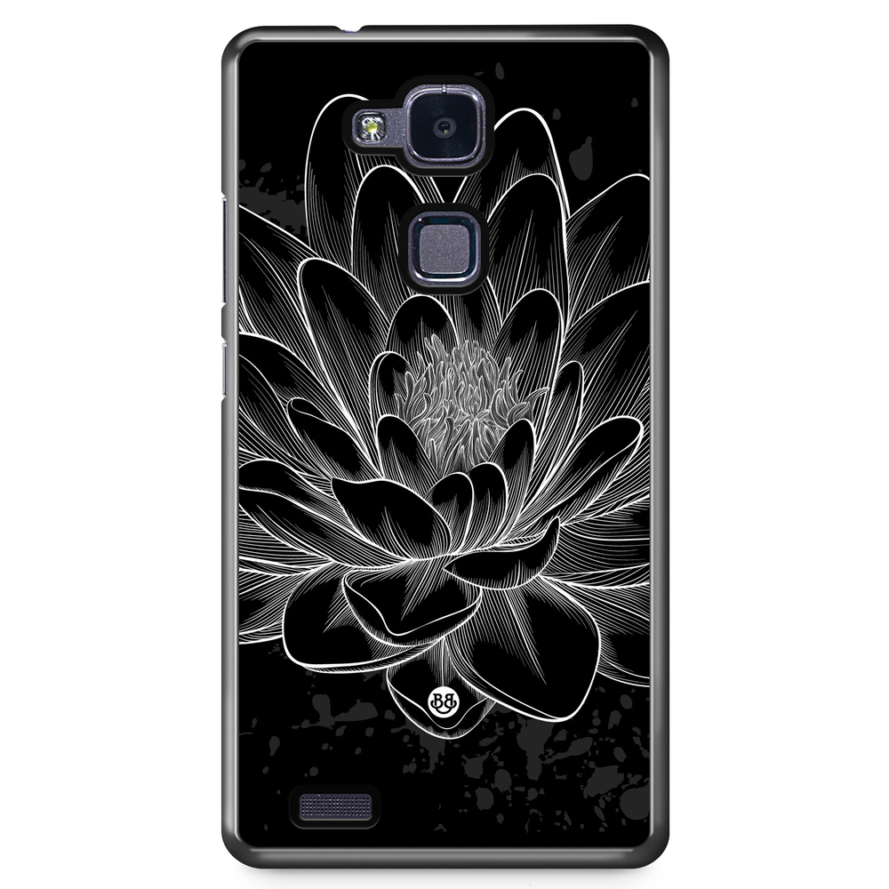 Huawei Honor 5X Case - Black/White Lotus