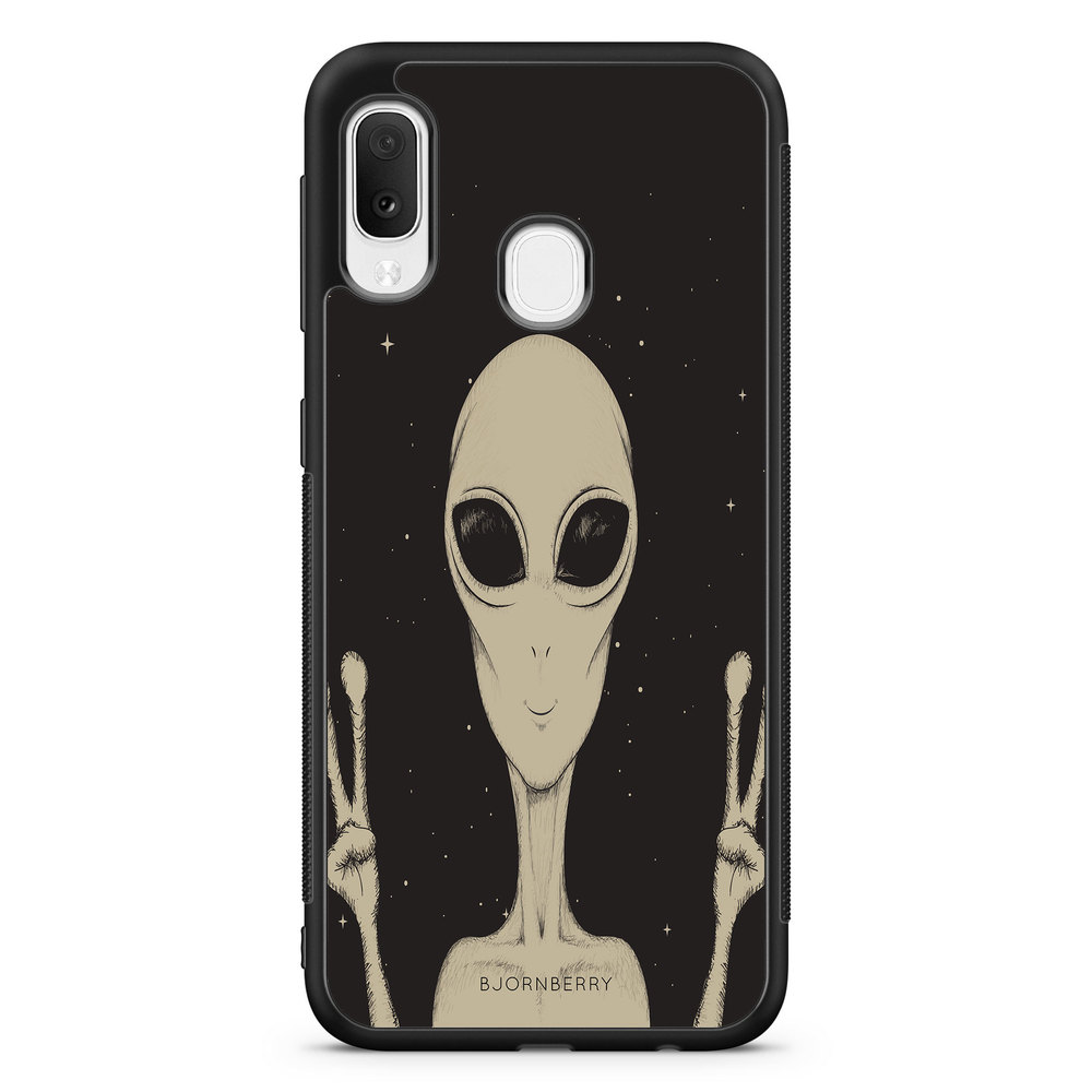 Samsung Galaxy A20e Case - Peace Alien