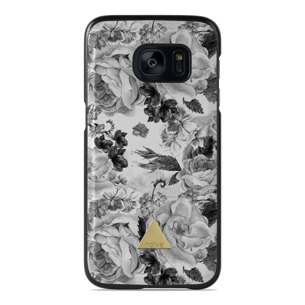 Naive Samsung Galaxy S7 Case - Grey Roses