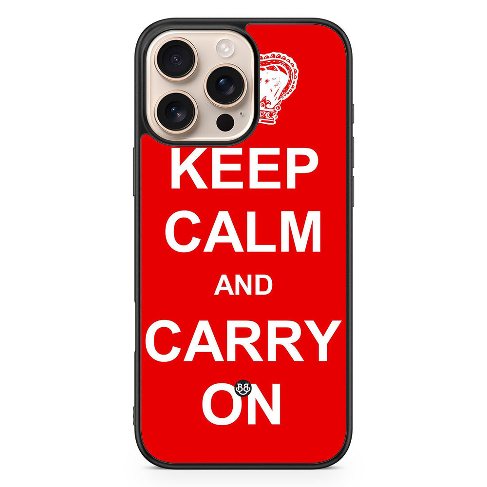 iPhone 16 Pro Max Case - Keep calm carry on