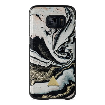 Naive Samsung Galaxy S7 Skal - Golden Swirl