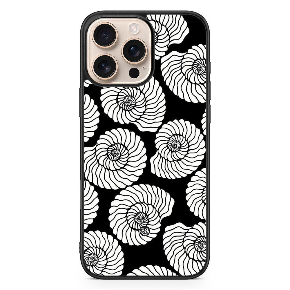iPhone 16 Pro Max Case - Seashell BW
