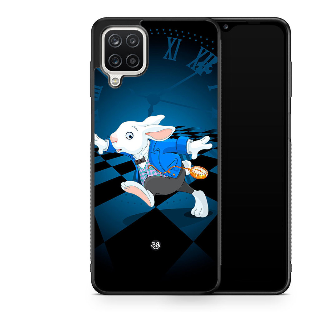 Samsung Galaxy A12 Case - White rabbit