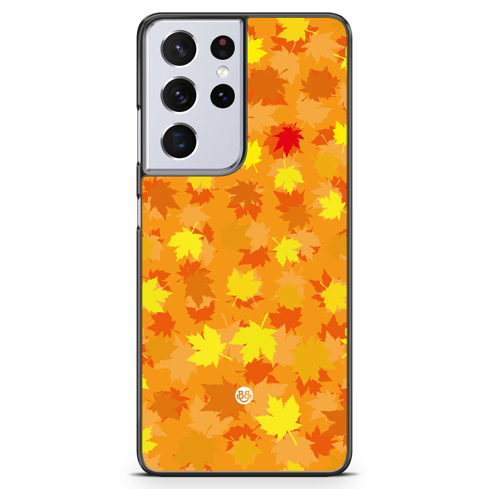 Samsung Galaxy S21 Ultra Case - Orange leaves